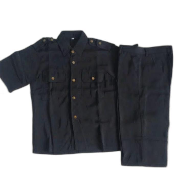 Setelan Seragam Safari Satpam Security Pria Jumbo Big Size 3Xl 4Xl 5Xl Tbk