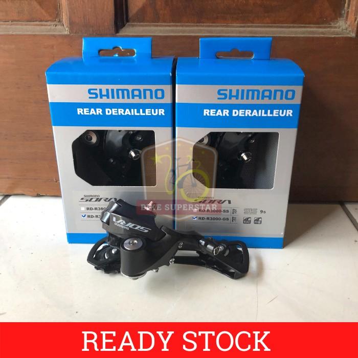 (COD) RD REAR DERAILLEUR SEPEDA 9 SPEED SHIMANO SORA R3000 MEDIUM CAGE KASKADA Outdoor