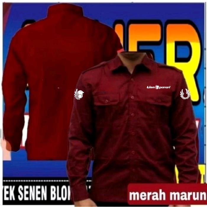 kemeja Lion parcel baju Lion parcel seragam Lion parcel Pdl lion parcel kemeja kerja lion parcel baj