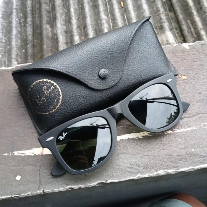 RAYBAN WAYFARER BLACK DOF SIZE 50-22 TYOE LENSA G15 RB 2140A Eyewear Sunglasses
