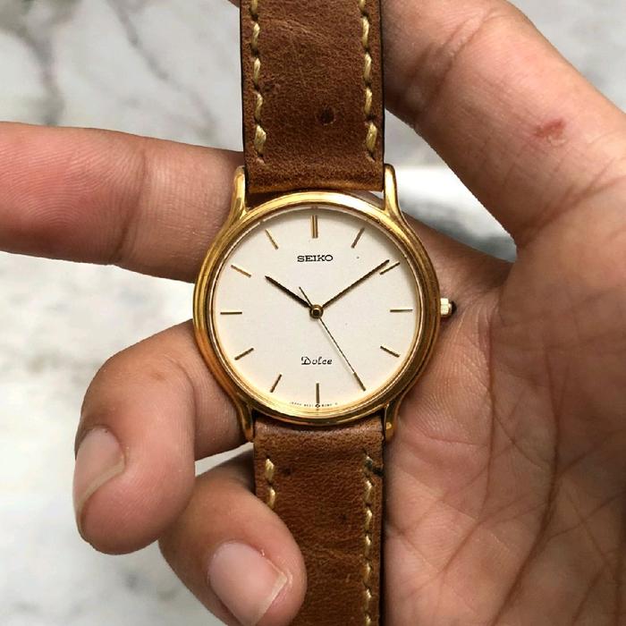 Seiko dolce 9531-603A SGP 30 Micron Quartz Jam