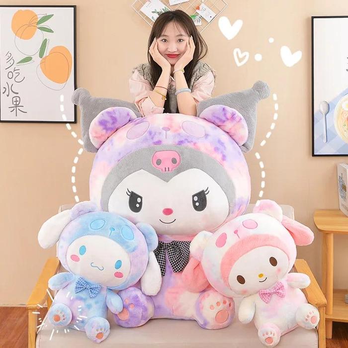 Boneka Sanrio Cinnamoroll My Melody Kuromi Plush Doll Size 40cm