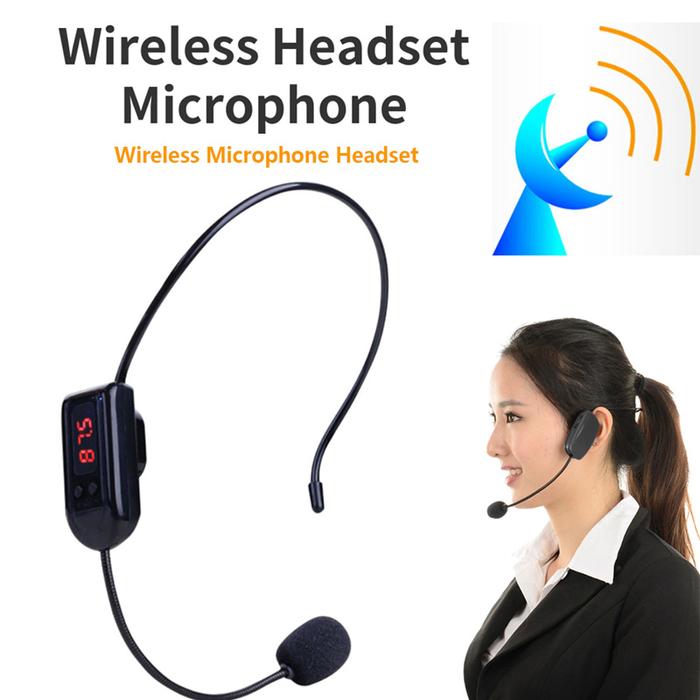 Wireless Microphone Wireless Fm Microphone Radio FM Headset Handsfree