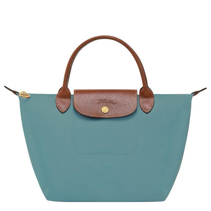 Longchamp lepliage original handbag small eucalyptus