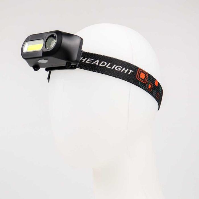 Headlamp Flashlight Headlight LED 3 Modes COB - KX-1804
