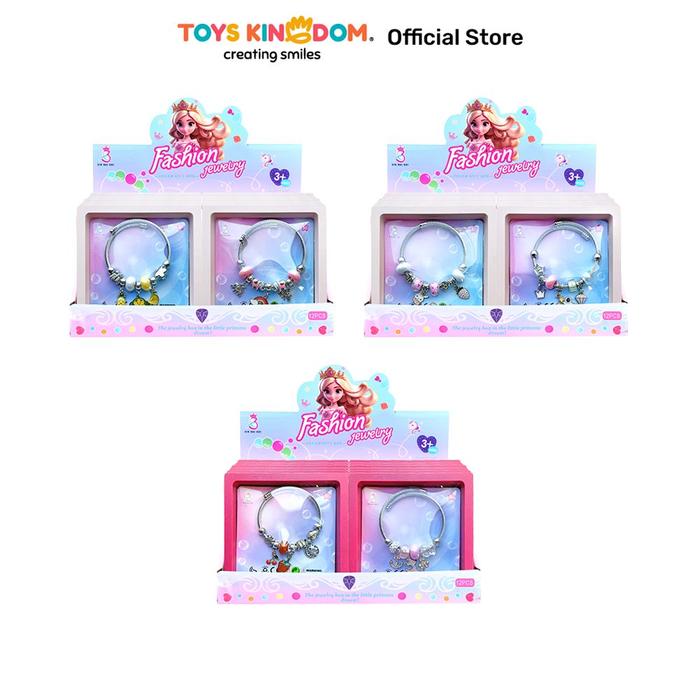 Toys Kingdom Pretty Missy Gelang Charm Random Bracelet Kit Charm Beads Craft Anak