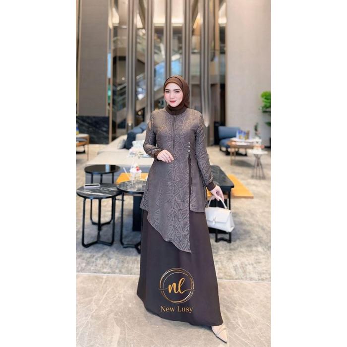 shevira dress gamis new lusy terbaru ORI