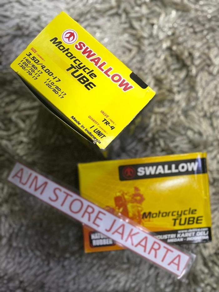 Terbaik Ban Dalam Swallow 3.50/4.00-17, 110/80-17, 120/70-17, 130/70-17 Terimakasih
