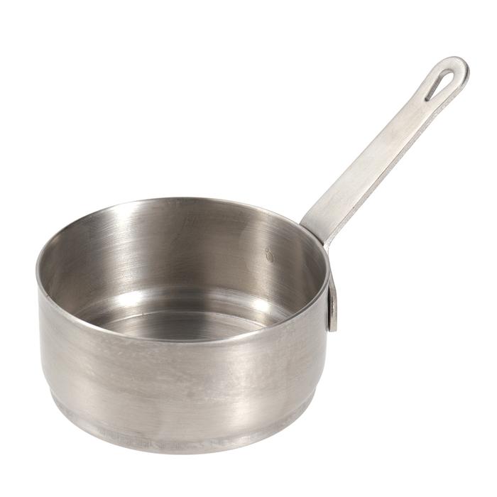 Pan Pot Butter Sauce Mini Warmer Stainless Steel Heating Handle Soup