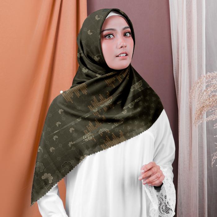 HIJAB MOTIF RAUDHAH SERIES DESIGN C.115.029.A | CALDERA SIGNATURE HIJAB PRINTING