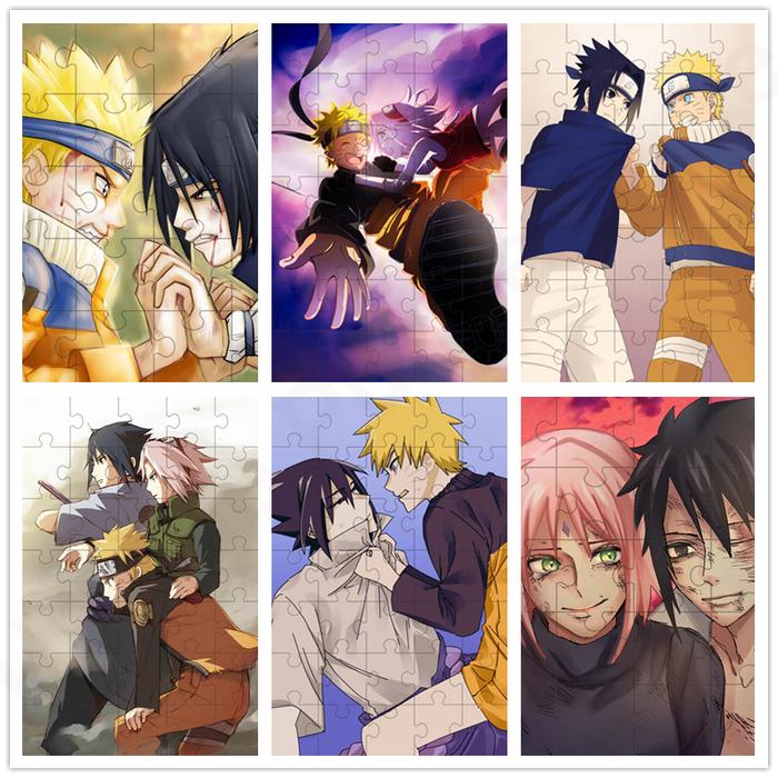 Anime Naruto Jigsaw Puzzles 35/300/500/1000 Pcs Puzzle Educational