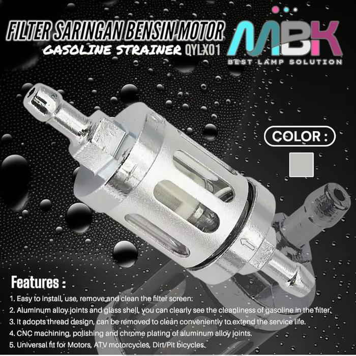 filter bensin kaca motor universal import racing kualitas grade AAA super kenceng honda vario mio be