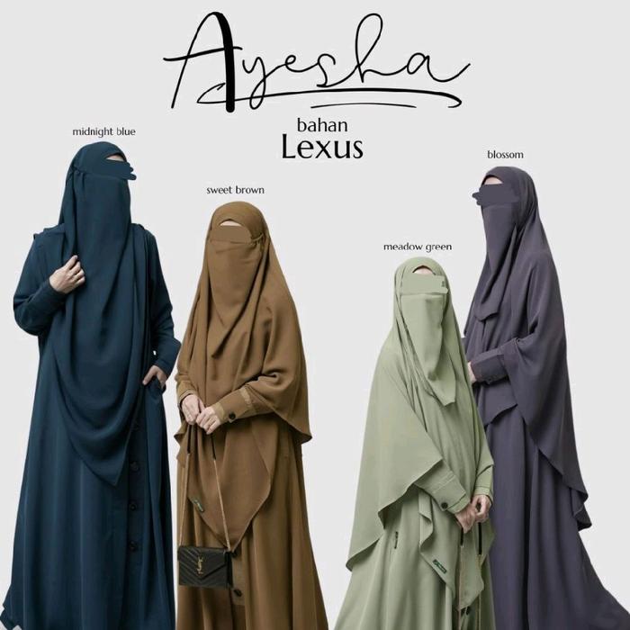 ayesha set non pad by shazfa | gamis casual simpel | gamis shazfa