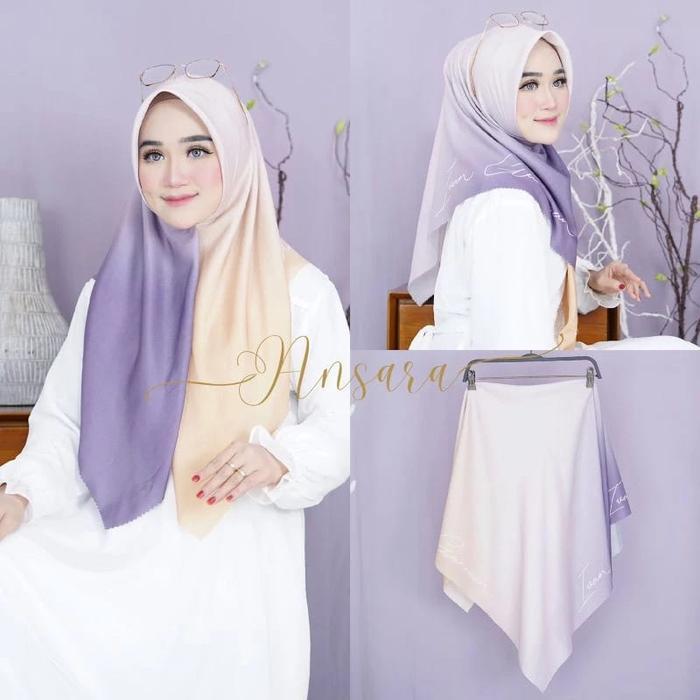 Afra Hijab / Series Gradasi Model Kerudung Segi Empat Nyaman