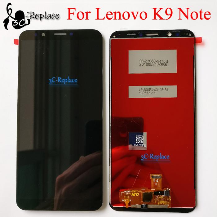 White/Black 6.0 inch For Lenovo K9 Note L38012 Full LCD Display Touch