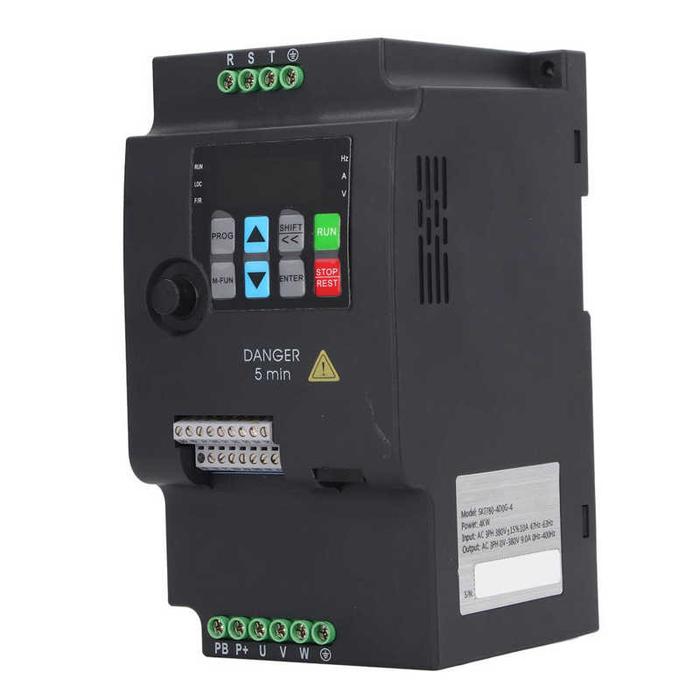 AC 0-380V 4KW Variable Frequency Drive Mini General Motor Governor 3