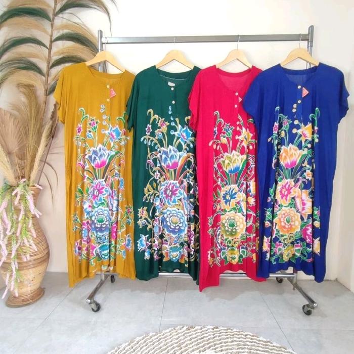 DASTER POLA || DASTER LENGAN PENDEK || DASTER KATUN RAYON