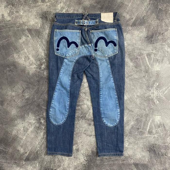 Celana Pants Evisu Big Logo Jeans Second Original