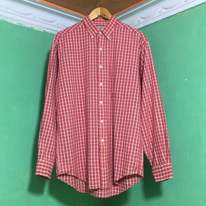 LL Bean Checkered Pocket Shirt