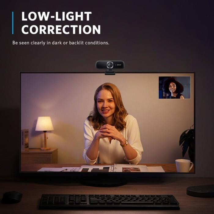 Webcam Anker Powerconf C300 - A3361 AI Powered Low Light enhanced Dual Microphones