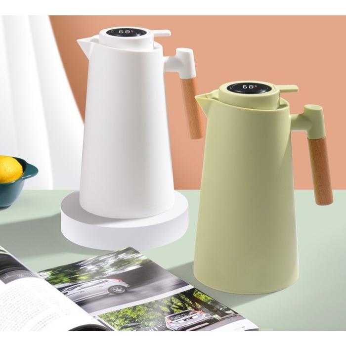 Thermos Vacuum Flask LED Digital Termos Air Panas Dingin 1000 ml Termos Vacum 48 Jam Insulasi (WHY-0