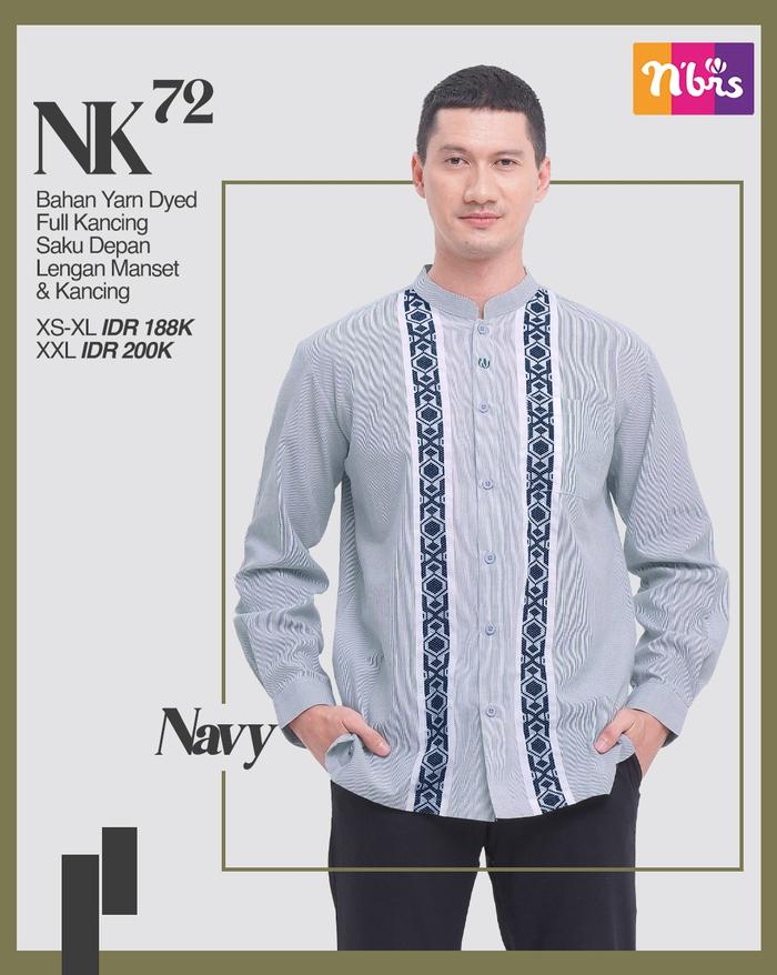 Koko Dewasa Lengan Panjang Nibras NK 72 Best Seller