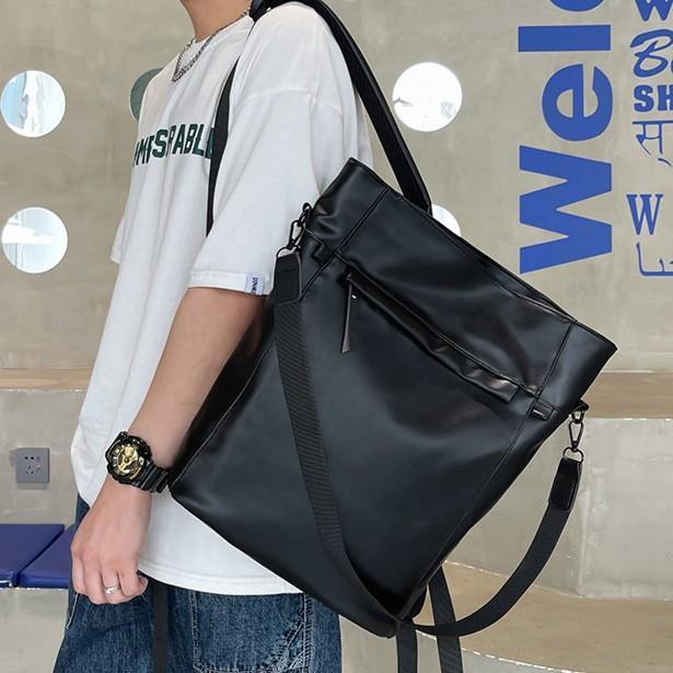 TERLENGKAP Leather Concept FERGIE BLACK Tas Ransel Dewasa Tas Ransel Kuliah Backpack Waterproof Hita