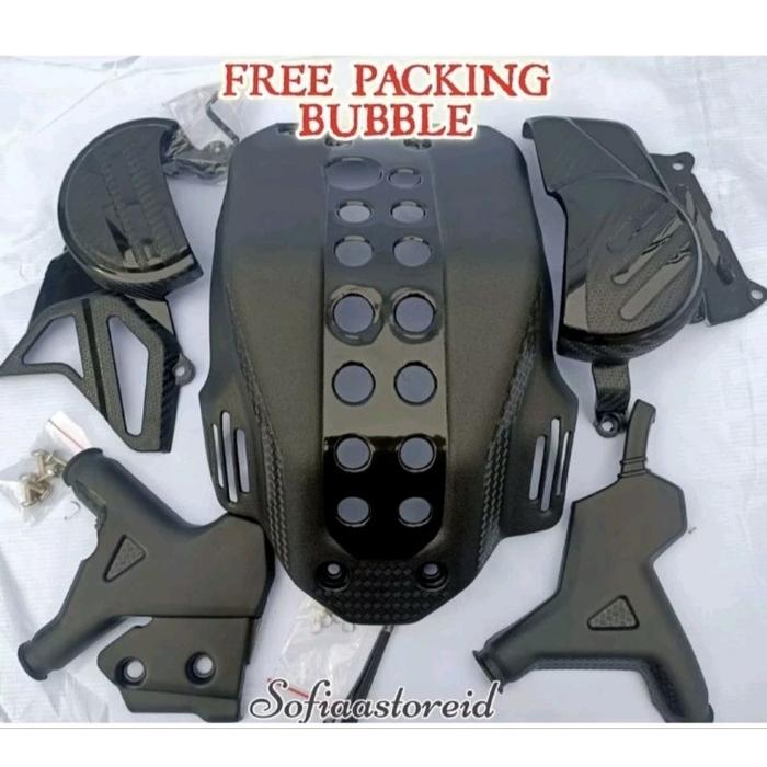cover engine crf 150 full pelindung mesin crf full