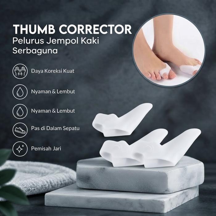 Bunion Korektor − Thumb Corrector − Pelurus Jempol Kaki − Korektor Bunion Hallux Valgus − Alat Korek