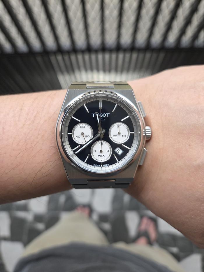 Tissot Automatic PRX Chronograph Blue Dial Automatic