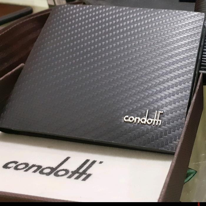 Dompet Condotti Pria carbon hitam