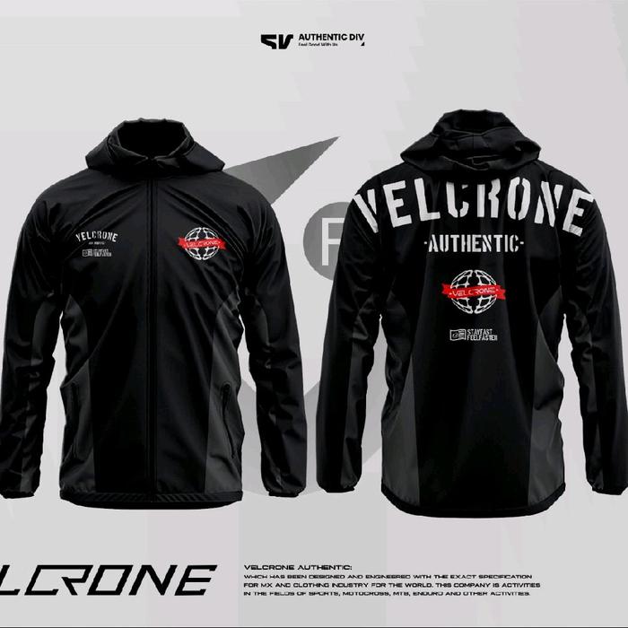 JACKET WINDBREAKER VELCRONE/JACKET VELCRONE/JACKET WATERPROOF CUSTOM