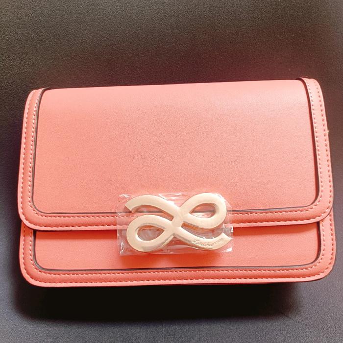 HOUSE OF LITTLE BUNNY PINK CARAMEL Selempang Wanita Cewek Slingbag Kulit