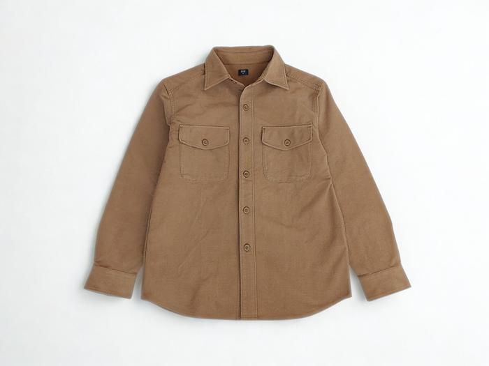 Uniqlo Men's Jersey Overshirt Jacket Brown