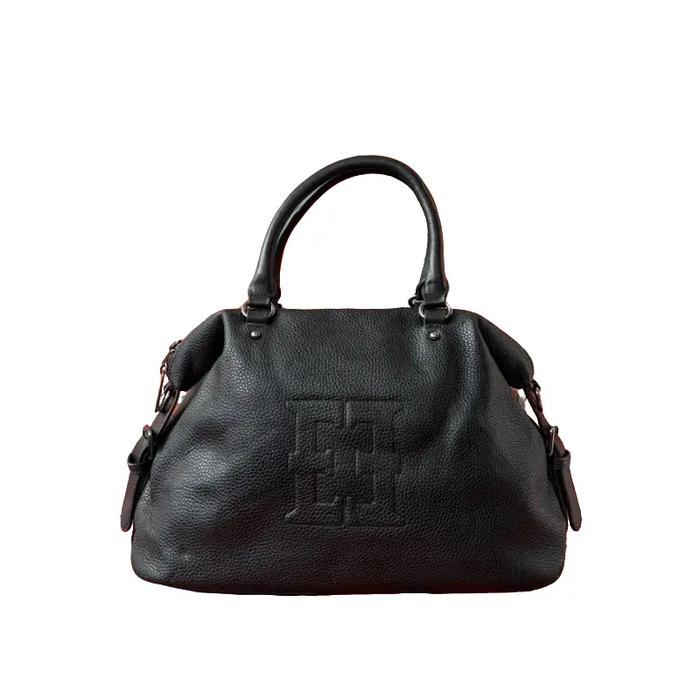 TAS TOP HANDLE PESTA WANITA ESQUIRE KULIT ASLI SECOND BRANDED HITAM / TAS TENTENG WANITA KULIT ASLI