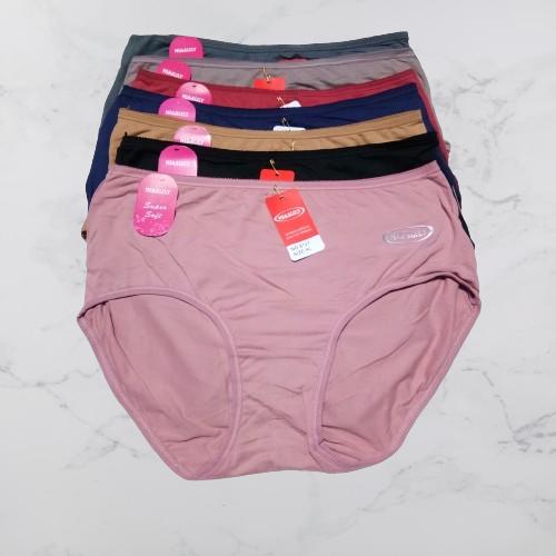 Lusinan CD Perempuan Misslily 8127 | Celana Dalaman Wanita Katun Karet Pinggang Elastis