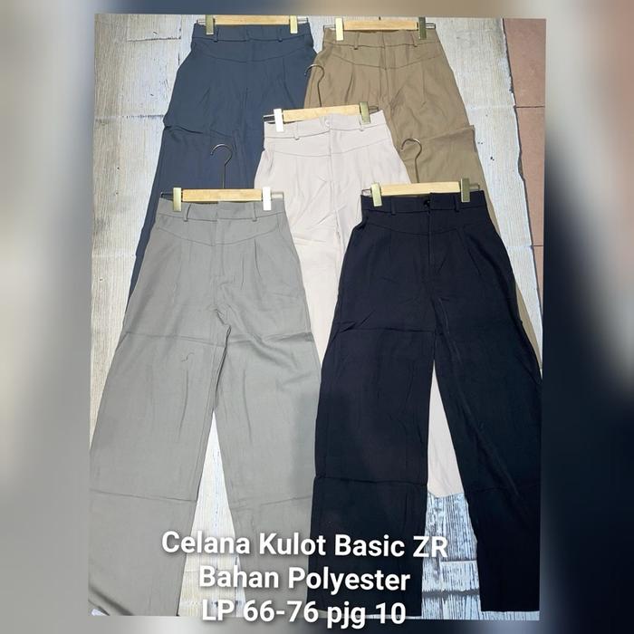 Celana Kulot Basic Polyester ZR