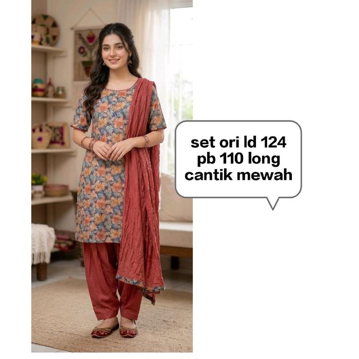 kurti india pL 1 set lengkpa
