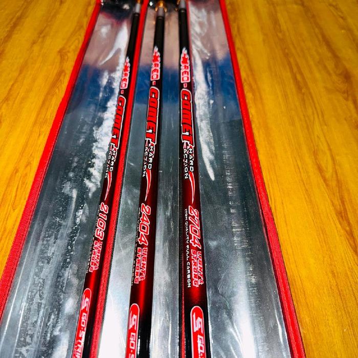 tegek red comet full carbon ukuran 210, 240, 270