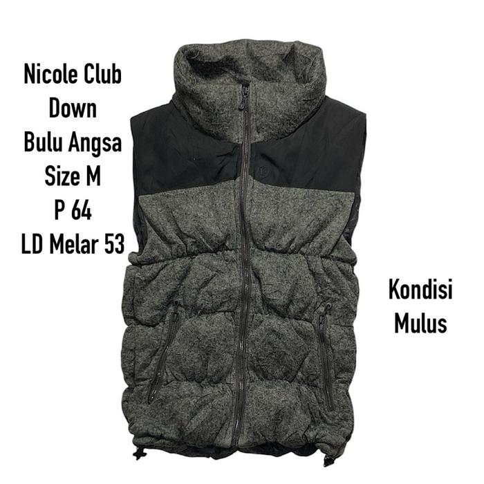 Nicole club for men down vest rompi second