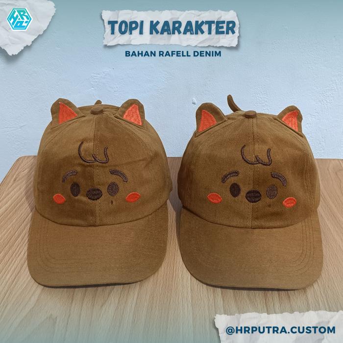 Topi karakter Quokka, BbokAri/Topi baseball Dewasa