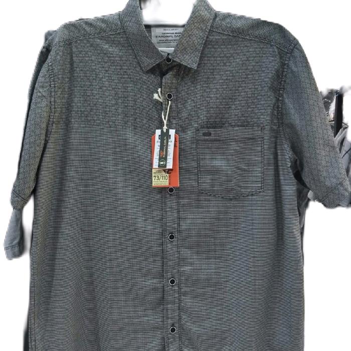 Cardinal Kemeja Pendak Pria Bahan Katun Original Casual Atasan- Baju, Kerja, Linen