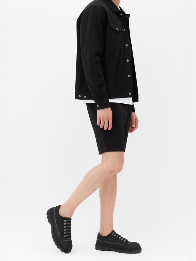 Sepatu Pria Zara Rubber Effect Sneakers Original