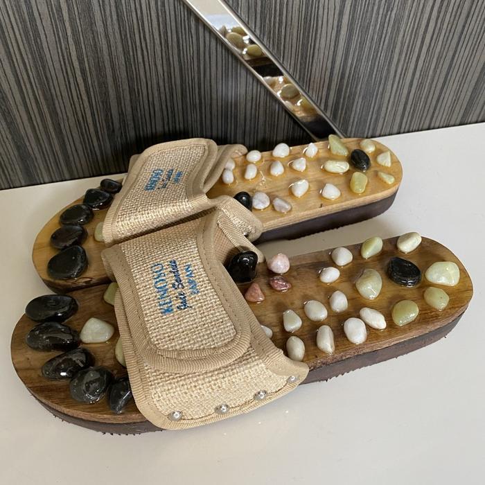 PROMO!! SANDAL BATU GIOK KENOSO / SANDAL KESEHATAN / SANDAL TERAPI BEST PRICE