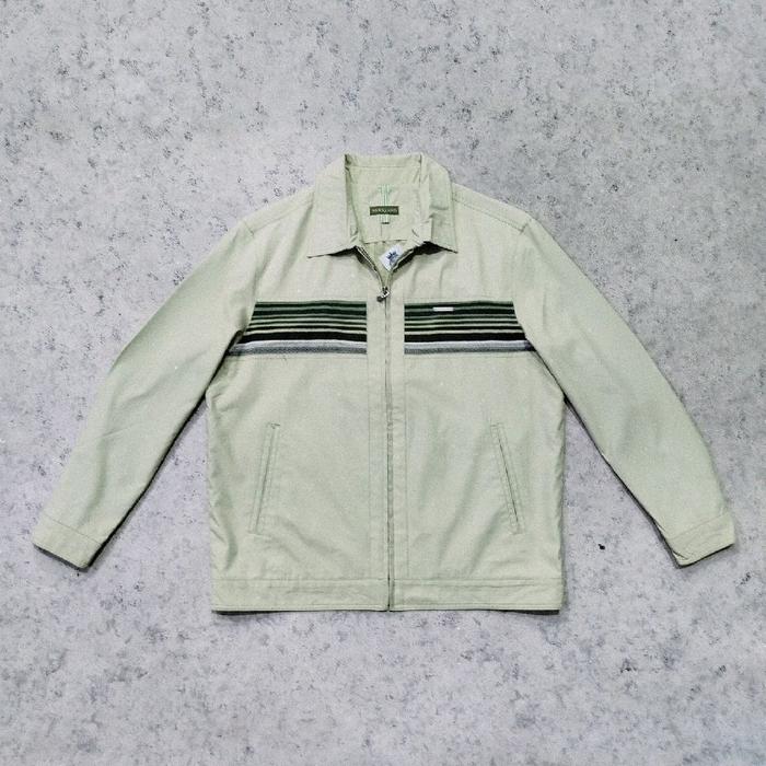Jaket Casual Pria PARKLAND Hijau Sage Murah bagus