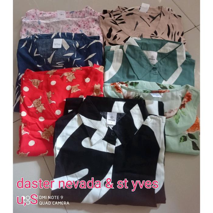 daster nevada & st yves lengan pendek wanita