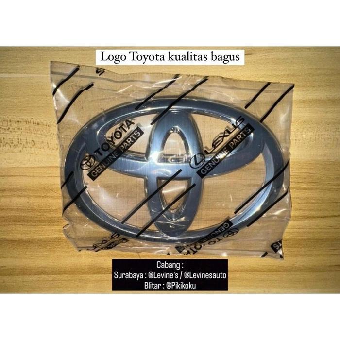 emblem logo toyota avanza 2012 - 2015 kualitas bagus / emblem toyota / emblem avanza / logo toyota /