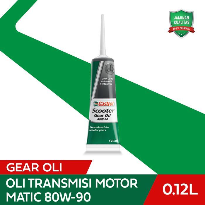 OLI TRANSMISI MOTOR CASTROL SCOOTER GEAR OIL KEMASAN 0.12L