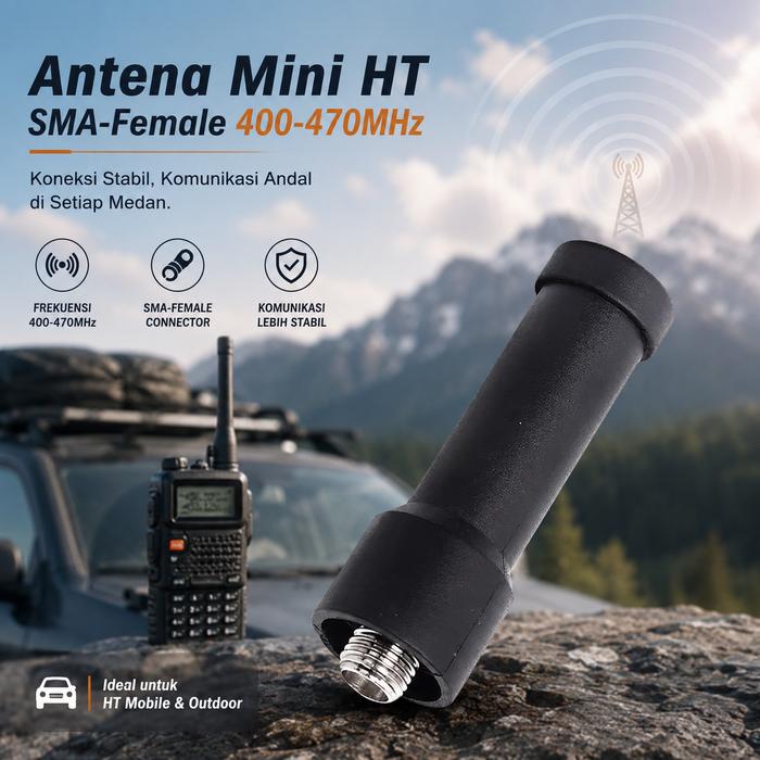FTALKIE Antena Mini HT Walkie Talkie Radio SMA-Female 400-470MHz - FT54
