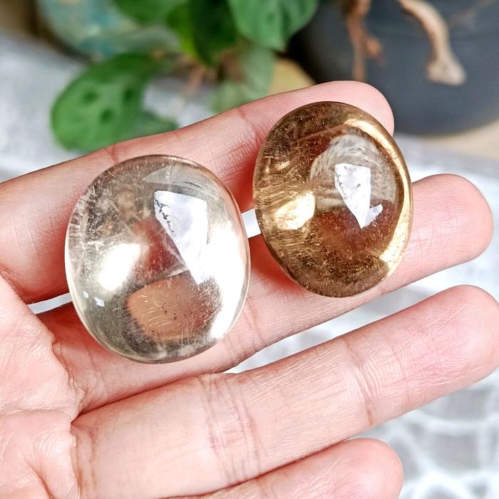 Batu Permata Mulia Kecubung Madu Jumbo Big Size / Kecubung Bensin / Kecubung Air